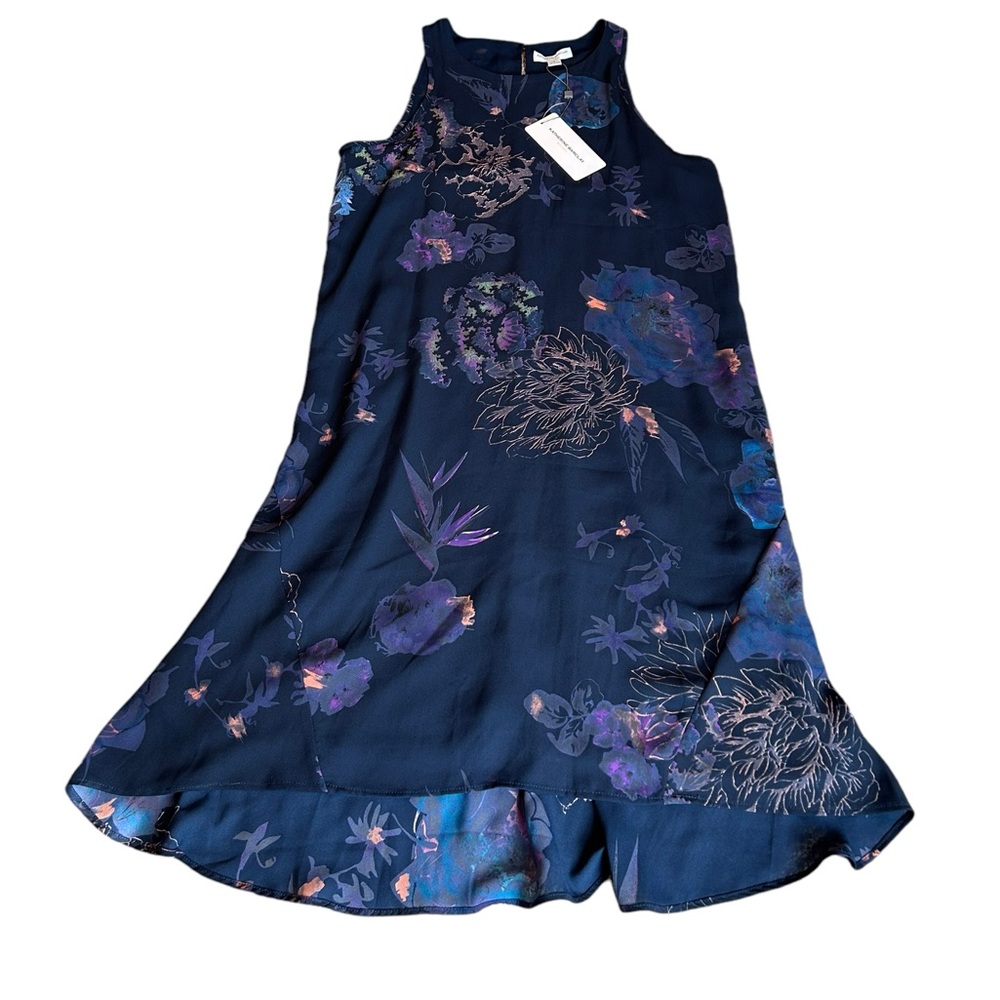 3/$15 KATHERINE BARCLAY sleeveless floral shift dress nwt